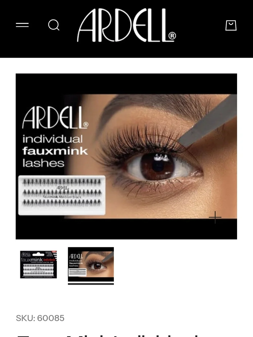 Ardell FauxMink & 3D Individual Lashes - Black